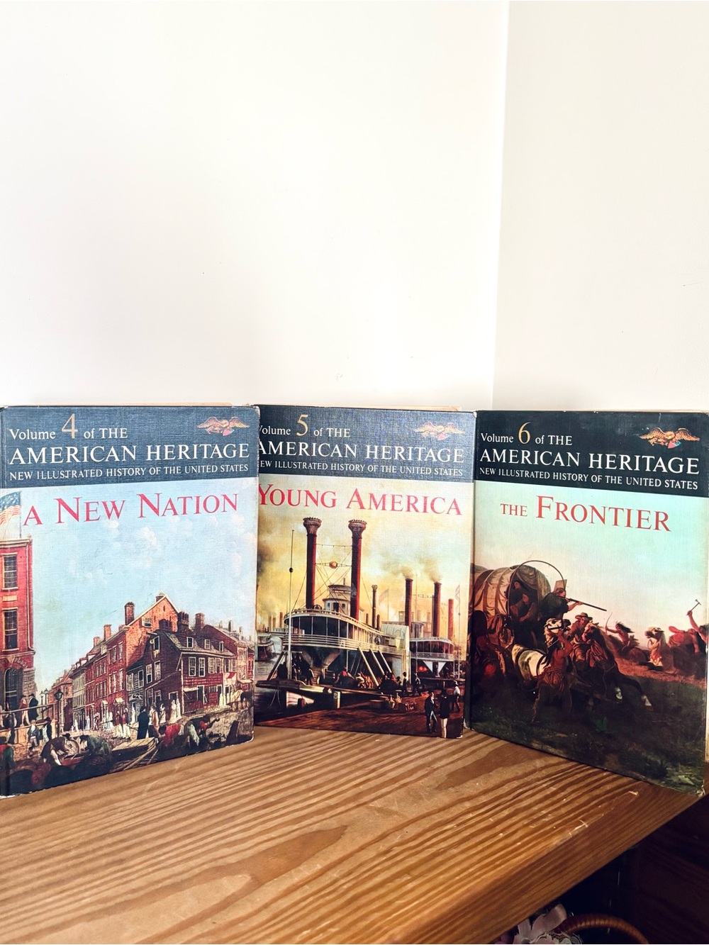 💥 VTG 1963 The American Heritage History Books: Volumes 4 - 6